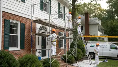 Painting contractor in Reading, MA providing professional interior and exterior house painting services