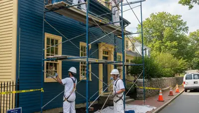 Painting contractor serving Reading, MA with professional interior and exterior painting services