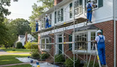 Painting company in Reading, MA providing interior and exterior home painting services