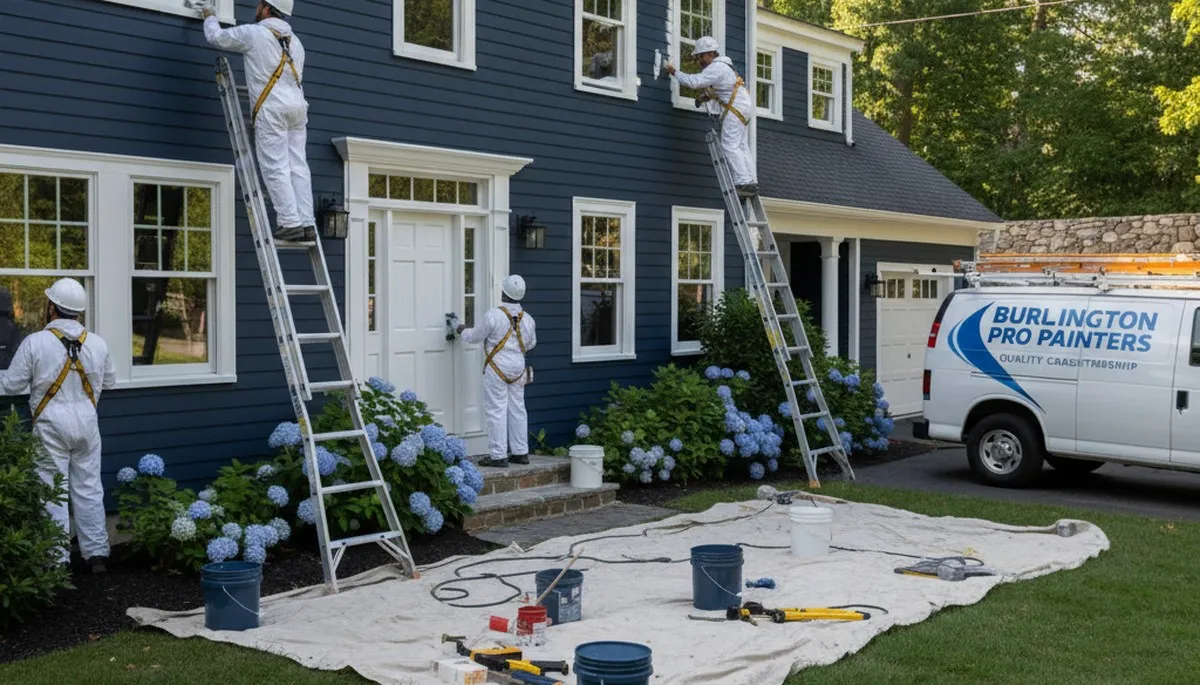 Painting contractor serving Reading, MA with professional interior and exterior house painting services