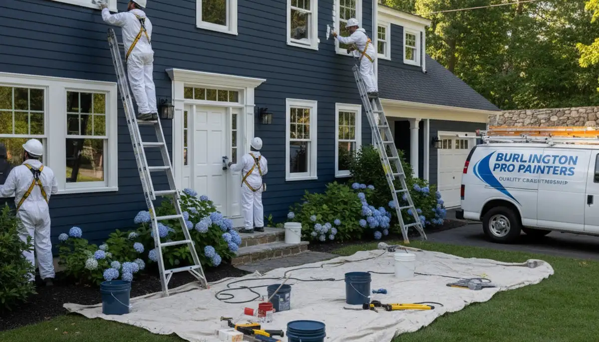 Painting contractor serving Reading, MA with professional interior and exterior house painting services