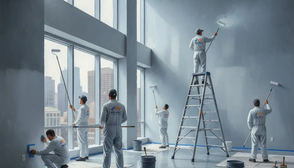 Commercial painting services in Reading, MA for business exteriors and interiors