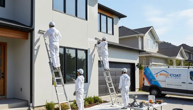 Exterior house painting in Reading, MA for durable New England weather protection