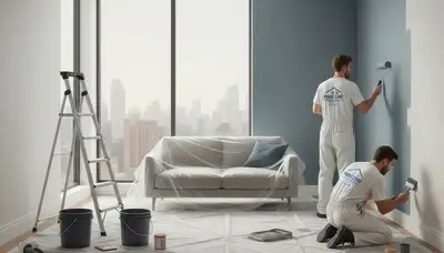 Interior house painting in Reading, MA by Reading Paint Pros for New England homes