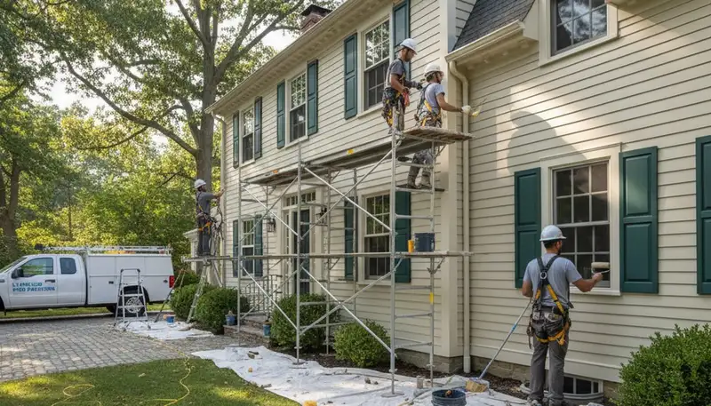 Painting contractor in Reading, MA providing residential and commercial interior and exterior painting services