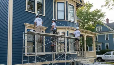 Painting contractor in Reading, MA providing professional interior and exterior painting services