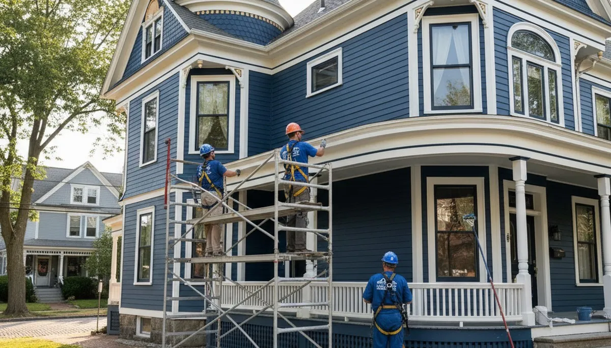 Painting contractor in Reading, MA providing professional interior and exterior painting services