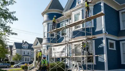 Painting contractor serving Reading, MA with professional interior and exterior painting services
