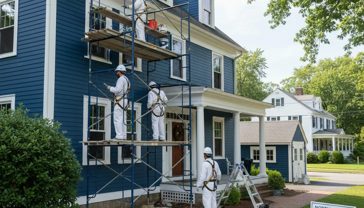 Painting contractor in Reading, MA providing interior and exterior house painting services