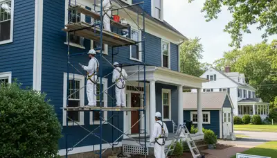 Painting contractor in Reading, MA providing interior and exterior house painting services