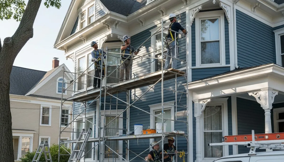 Painting contractor in Reading, MA providing professional interior and exterior painting services