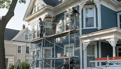 Painting contractor in Reading, MA providing professional interior and exterior painting services