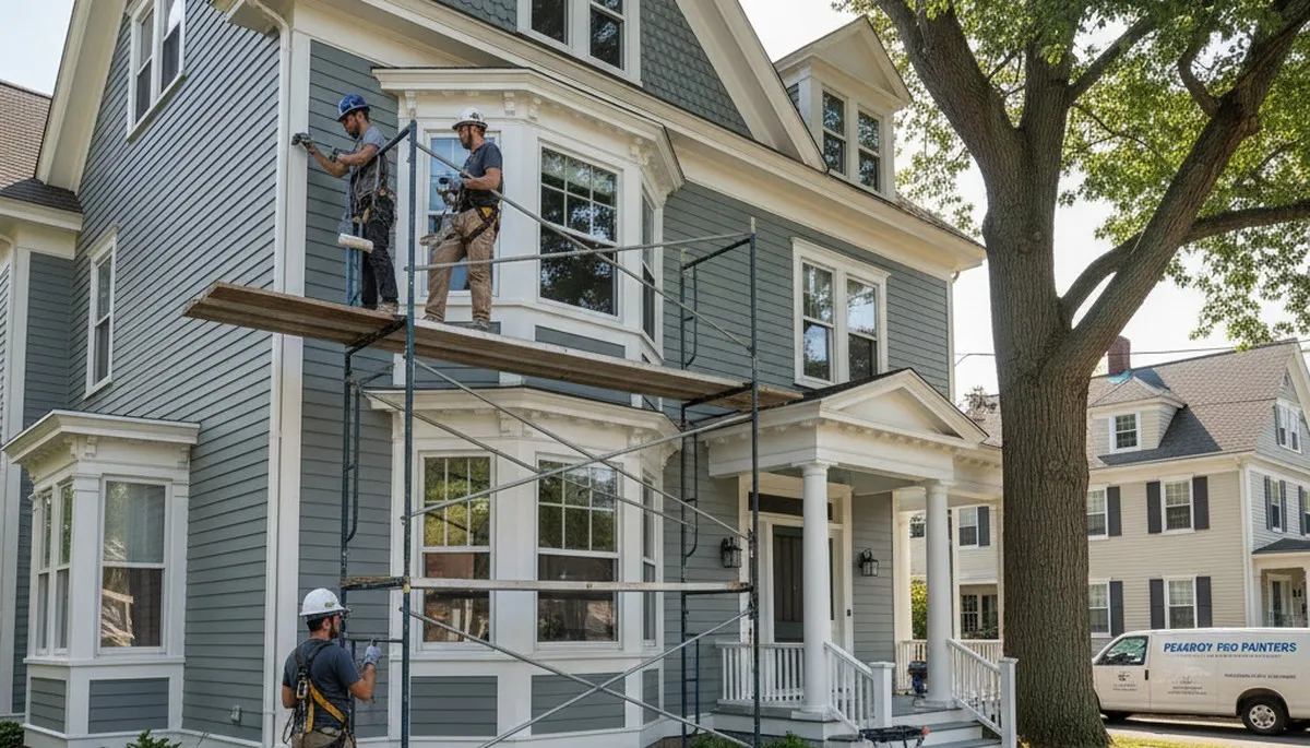 Painting contractor in Reading, MA providing professional interior and exterior painting services