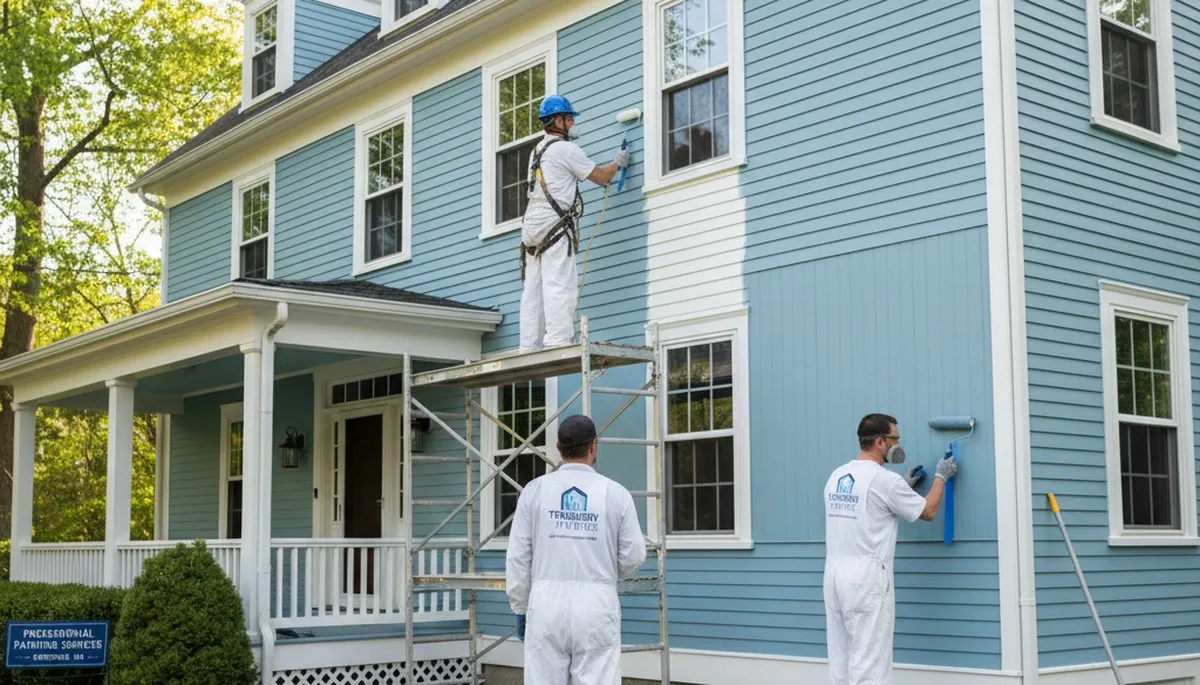 Painting contractors in Reading, MA providing professional interior and exterior painting services