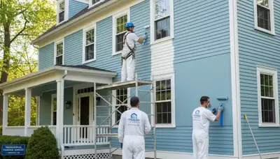 Painting contractors in Reading, MA providing professional interior and exterior painting services