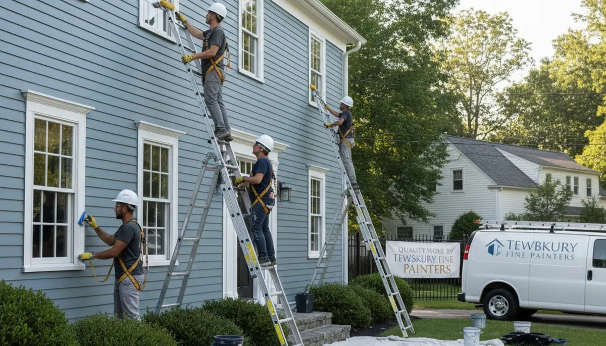 Painting contractor in Reading, MA providing professional interior and exterior painting services