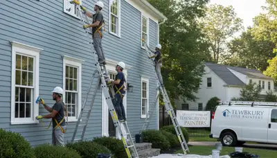 Painting contractor in Reading, MA providing professional interior and exterior painting services