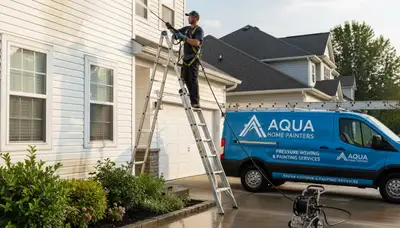 Vinyl siding pressure cleaning in Reading, MA for mold, mildew, and exterior buildup