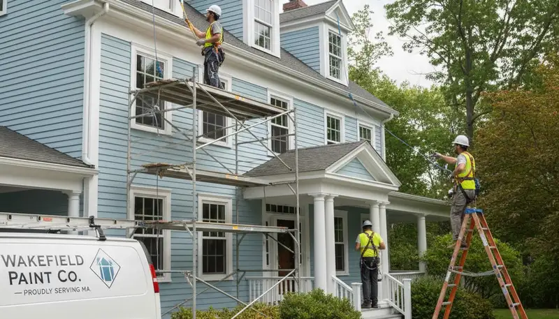 Painting services in Reading, MA for residential and commercial property exteriors