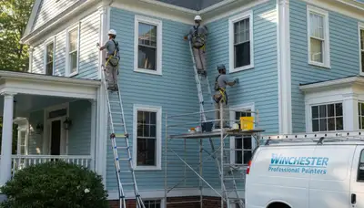 Painting contractor serving Reading, MA with professional interior and exterior house painting services