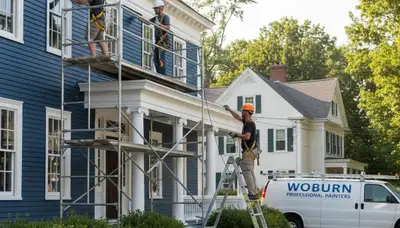 Painting contractor in Reading, MA providing professional interior and exterior painting services